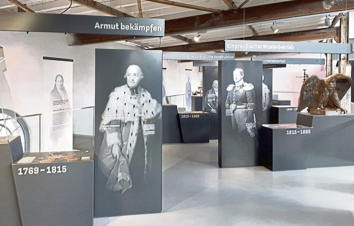 Besucher können bei einer Führung die Geschichte der Sayner Hütte näher kennenlernen und auch Ausstellungen, die darin immer wieder stattfinden, anschauen. Foto: Stiftung Sayner Hütte / Stadtverwaltung Bendorf