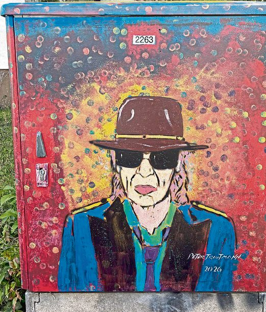 Das Werk von Peter Trautmann ist Teil der gemeinsamen Malaktion in Bad Kreuznach. Foto: Peter Trautmann