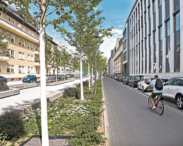 Direkt am Rhein entlang: Der 2024/2025 sanierte Leinpfad in Stolzenfels ist Teil des Rheinradwegs und der europäischen Radroute EuroVelo 15. Foto: Ralph Emmerich/Stadt Koblenz