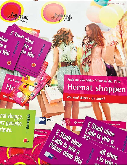 Es gibt eine richtige Kampagne zum „Heimat shoppen“. FOTO: CKKM