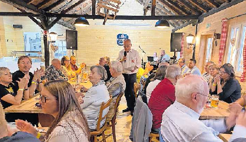 Der Kerwetreff fand im Stadl von Mayer's Brauhaus statt. FOTO: CLAUDIA MATHEIS
