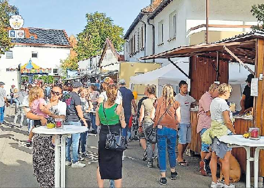 Für Speis und Trank sowie Unterhaltung ist bei jeder Steinfelder Kerwe reichlich gesorgt. FOTO: STEFAN ENDLICH