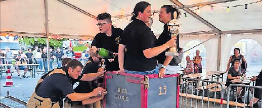 Lokale und auswärtige Teams kämpfen um Sekunden auf der Hettrumer Lore. FOTO: ORTSGEMEINDE HETTENLEIDELHEIM/GRATIS