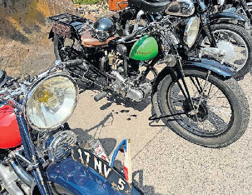 Motorrad-Klassiker werden bei der Kerwe auch präsent sein. FOTO: ORTSGEMEINDE ALBERSWEILER/GRATIS