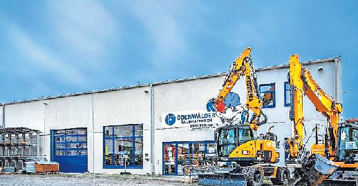 Die Odenwälder Baumaschinen & Baugeräte GmbH lädt zu einer Verkaufswoche ein. FOTO: ODENWÄLDER/GRATIS