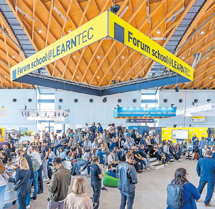 „Learntec“: Es geht um moderne Technologien, neue Lernwelten, FOTO: MESSE KARLSRUHE/JÜRGEN RÖSNER/GRATIS Bildungsgerechtigkeit.