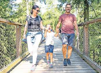 Sichtlich Spaß auf dem Baumwipfelpfad | Foto: eak/oho