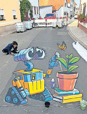 Krasser 3D-Effekt: „Wall-e“ von Jimena Gabino Tello. |Foto: oho