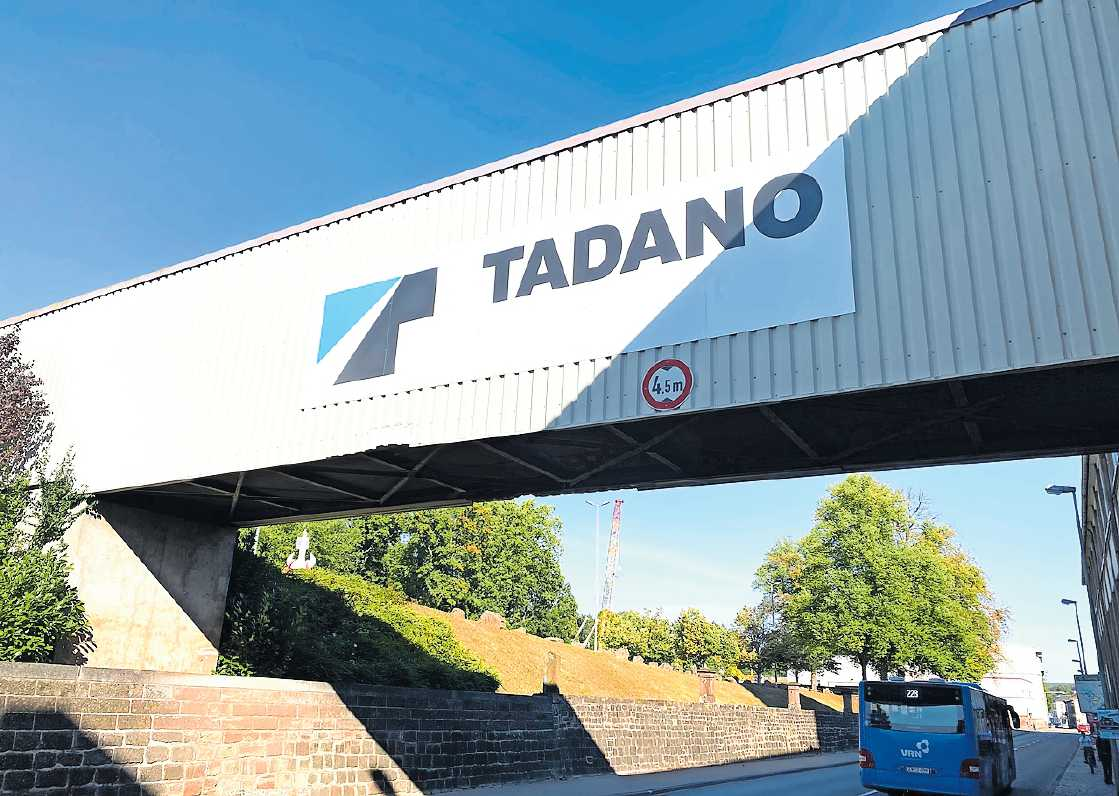 Bewegte Geschichte: Dingler, Demag, Terex und jetzt Tadano. FOTO: CLAUS-PETER SCHMIDT