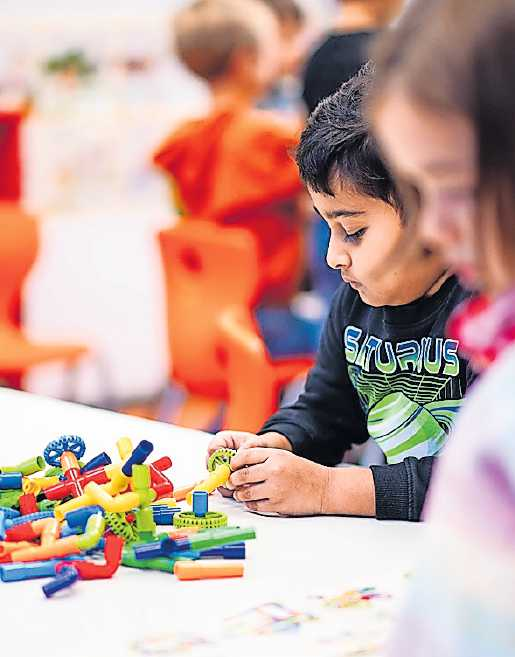 Die ISN bietet eine fürsorgliche Lernumgebung, auch für die Kleinsten. FOTO: ISN/GRATIS