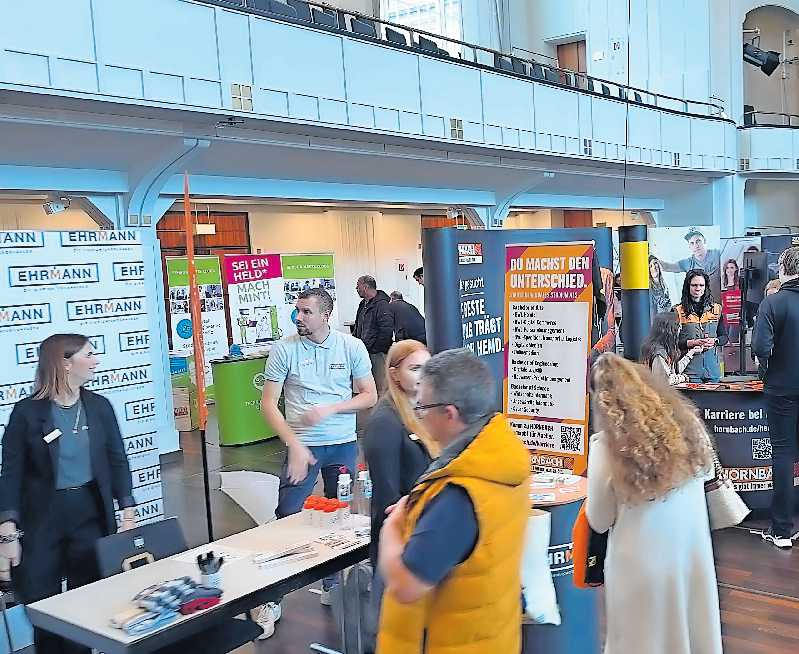 Die Besucher und Besucherinnen erwartet ein breites branchenübergreifendes Angebot.