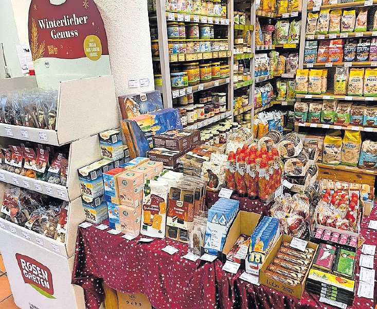 An weihnachtlichen Leckereien führt der Biomarkt Abraxas eine große Auswahl. FOTO: ABRAXAS/GRATIS