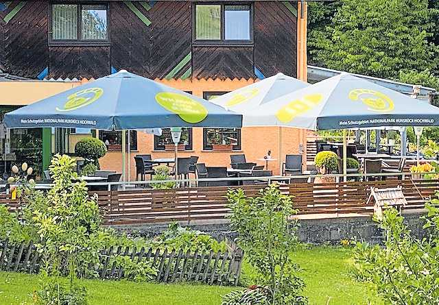 Die Terrasse des Felschbachhofs bei Ulmet. | Foto: Marie-Thérèse Marx/oho