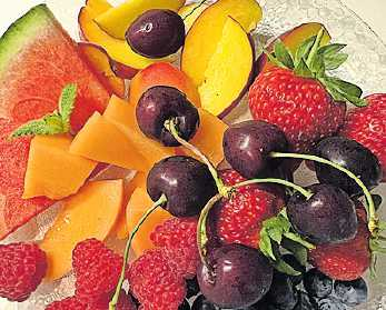 ... und frisches Obst.