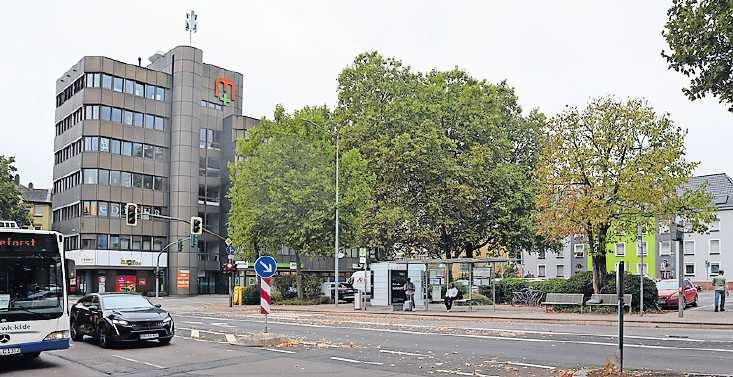 An die Pariser Straße grenzt der Pfaffplatz an. FOTO: OSW