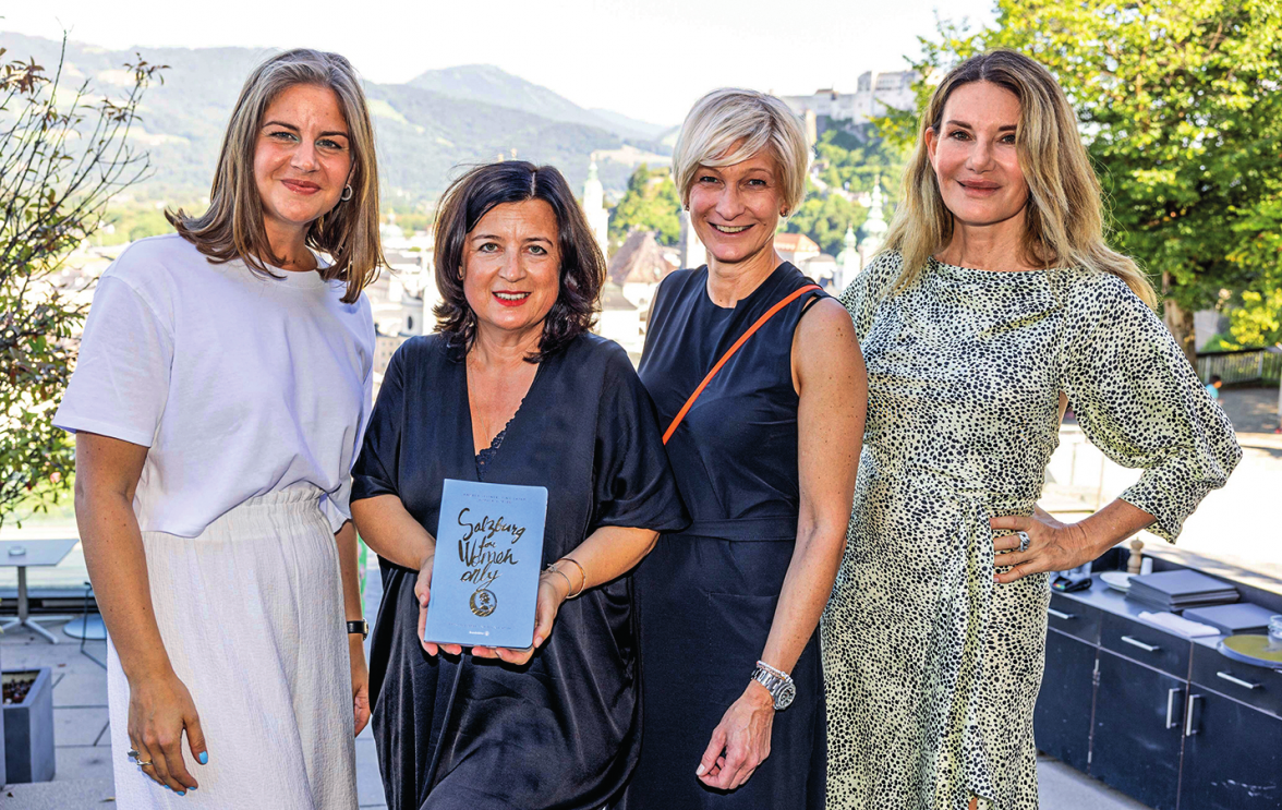 Tolles Frauenteam: Sophia Vonier, Andrea Leitner, Tina Laske, Nicole Adler. BILD: SN/WILDBILD
