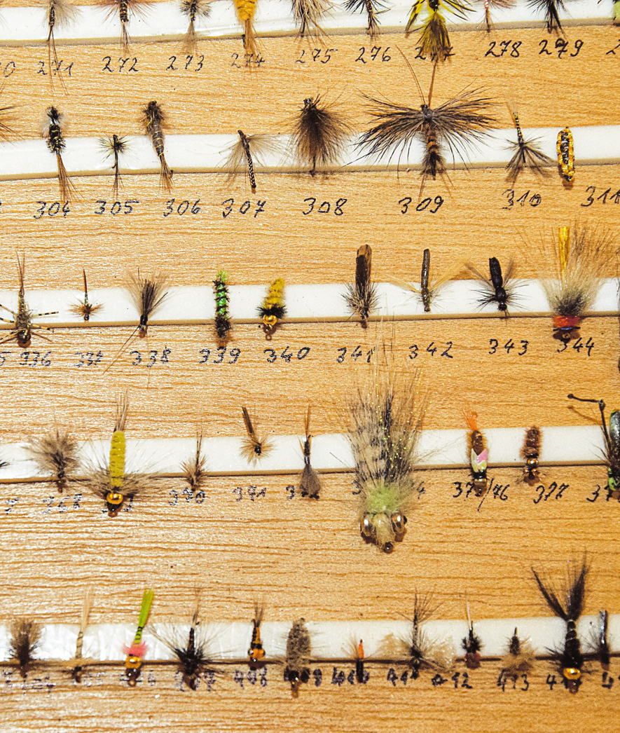 Die Fliegenbinder haben ein umfangreiches Archiv angelegt. BILD: SN/RICKY KNOLL