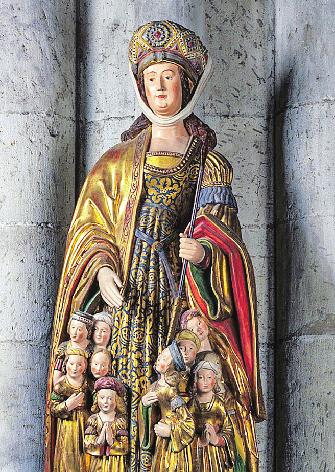 Die gotische Schutzmantel-Ursula im Kölner Dom. BILD: SN/WWW.KOELNERDO M.DE