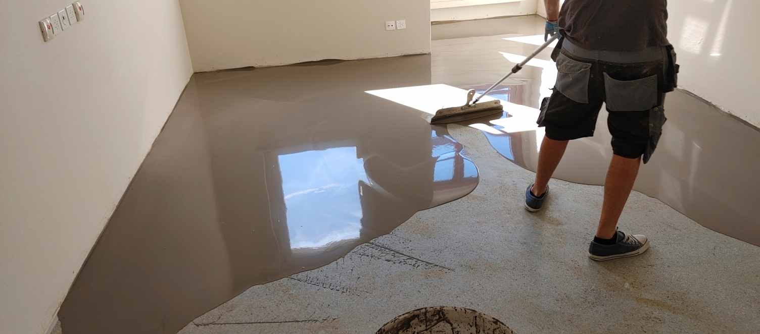 Handwerker bei der Arbeit.