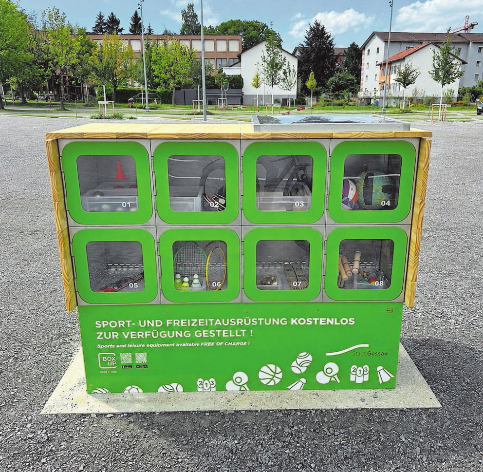 Hier kann man kostenlos Ausrüstung ausleihen.