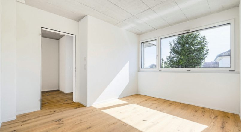 Tageslicht durchflutet die Häuser und sorgt so für helle Räume.