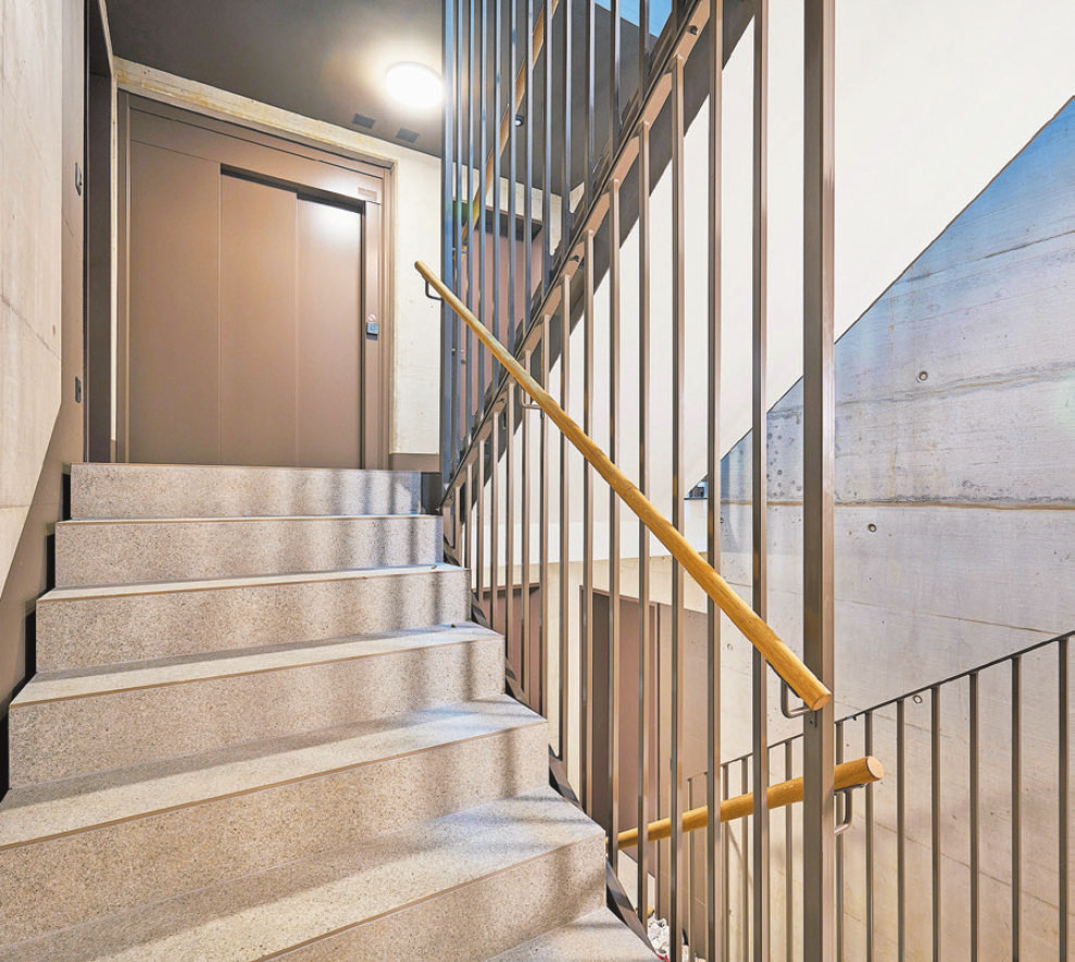 Klares und modernes Design prägt die ganze Überbauung. Bild: zvg