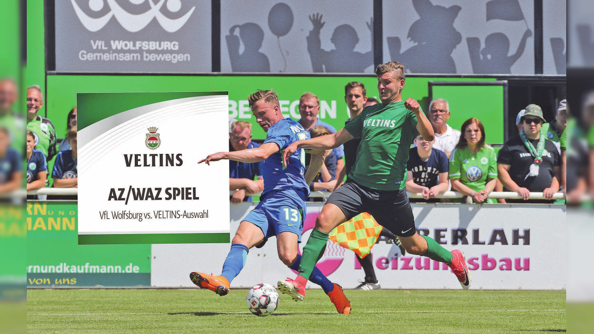 AZ/WAZ-Benefiz-Cup: Veltins-Auswahl gegen den VfL Wolfsburg in Fallersleben