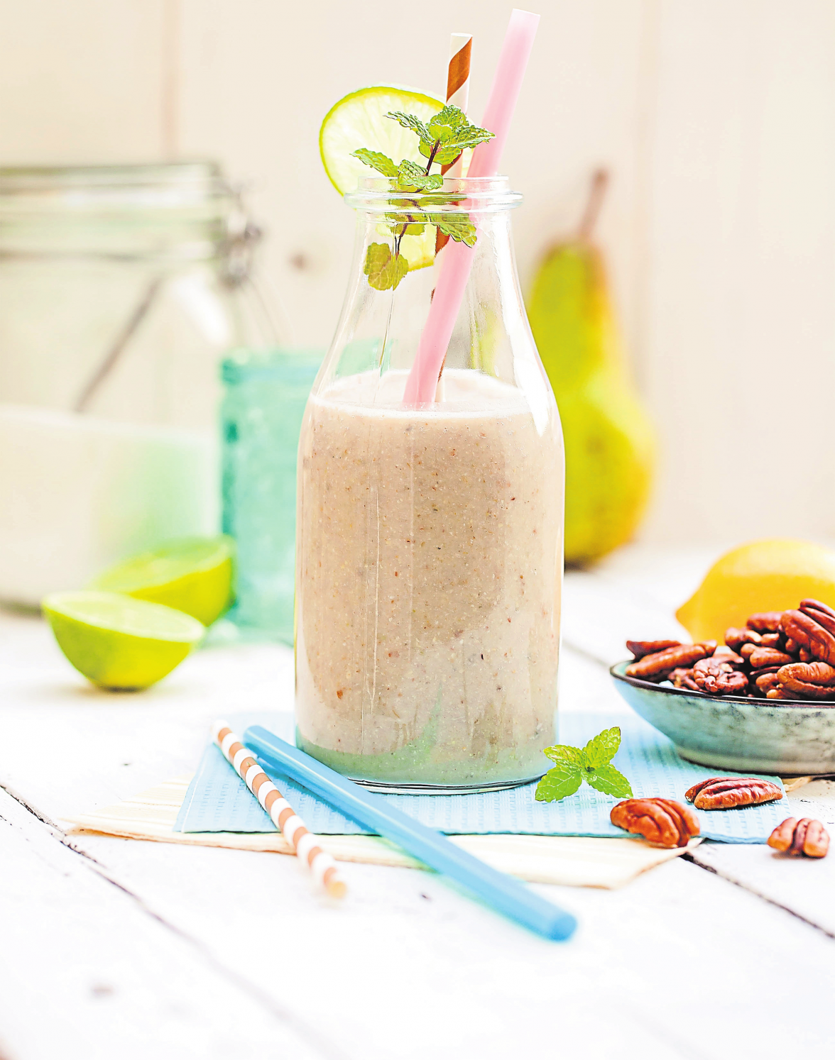 Der Morgenstund-Muntermacher-Smoothie ist nur eines von vielen leckeren Rezepten.