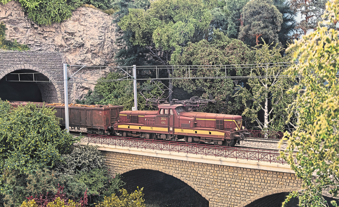 Fiktiver Teil der elektrifizierten Nordstrecke, Anno 1995. Fotos: Pit Karges