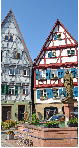 Auch in Neudenau finden sich ein paar kleine Geschäfte.