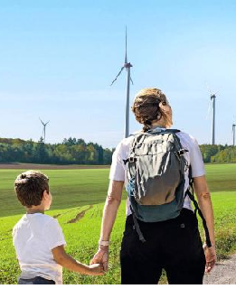 Mit einer Gesamtleistung von 125 Megawatt trägt die ZEAG zum Ausbau erneuerbarer Energien bei. Foto: ZEAG Energie AG