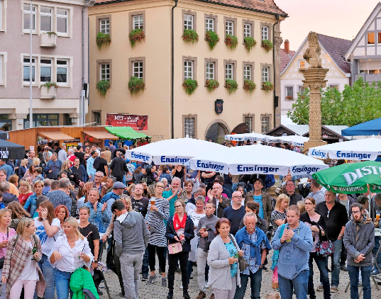 Das Herbstfest der Neckarsulmer Vereine erstreckt sich über die gesamte Innenstadt. Der Verkehr wird deshalb umgeleitet.