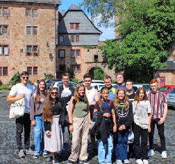 In Marburg erkundet die Kolping-Jugend die Stadt. Foto: privat<br draggable="true" data-highlightable="1" id="im9il"/>