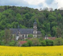 Die ehemalige Zisterzienserabtei in Kloster Schöntal.
