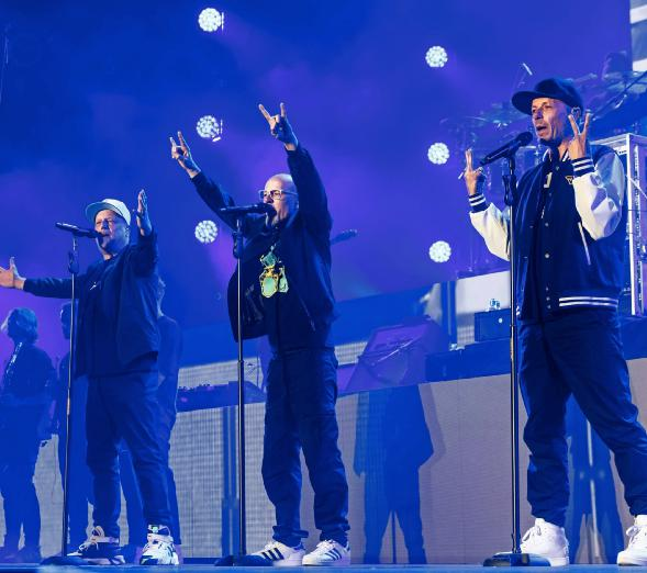 Machten Hip-Hop in Deutschland salonfähig: Die Fantastischen Vier aus Stuttgart. Foto: dpa