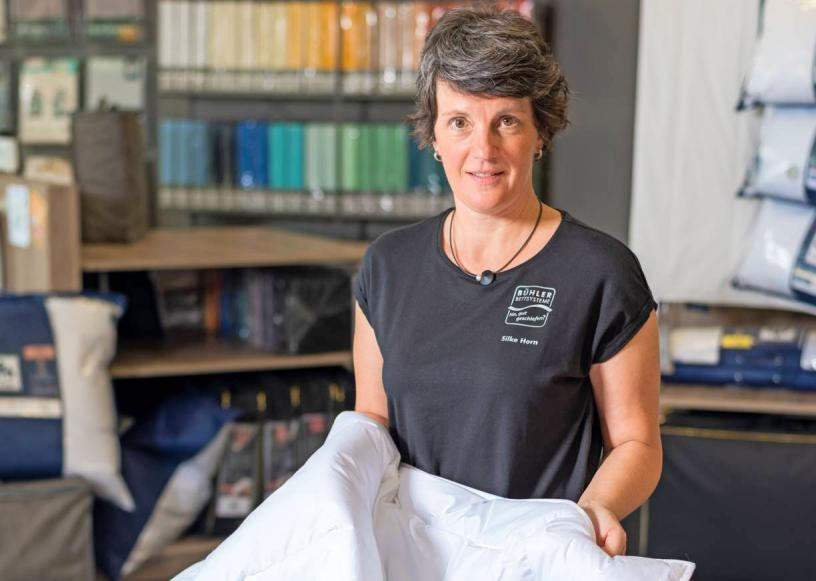 Seit 35 Jahren gibt es die Firma Bühler Bettsysteme bereits, die von Silke Horn geleitet wird. Von der Beratung bis zum Aufbau ist im Service alles dabei.