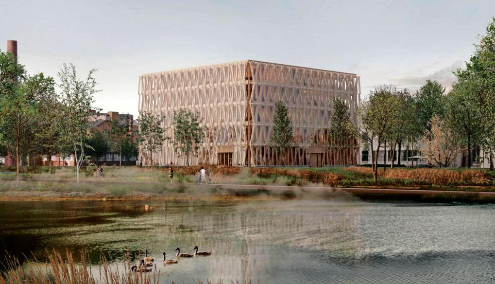 Aktuelle Großbaustelle in Heilbronn: 2. Haut Fassade Innovationsfabrik 2.0 Im Wohlgelegen.