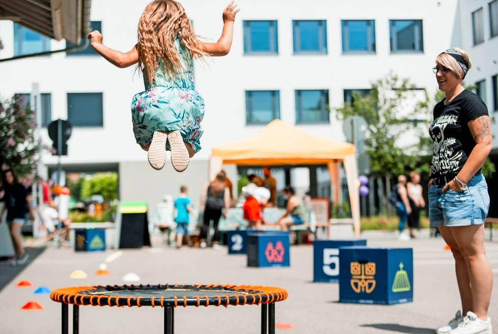Selbstverständlich ist beim Stadtfest in Neckarsulm auch für jüngere Besucher wieder allerhand geboten. Foto: Daniel Nasse