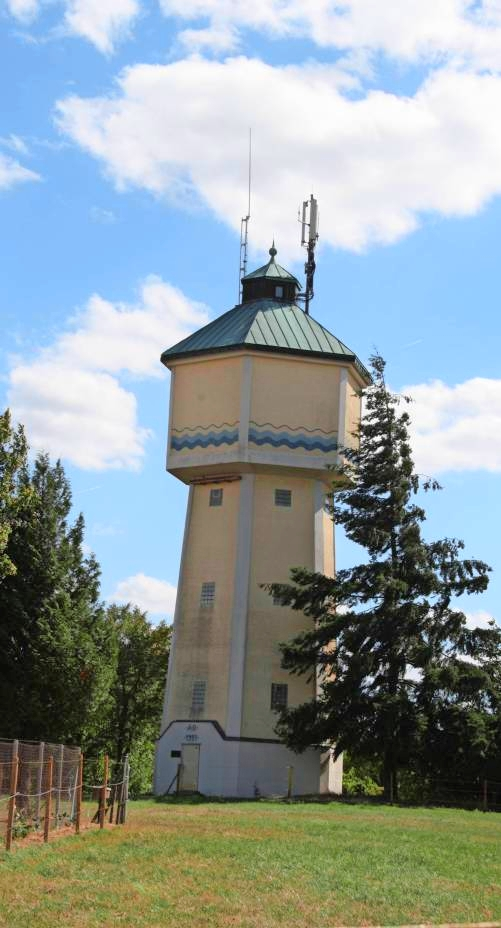 Der Hüffenhardter Wasserturm wurde 1927 erbaut und wird seitdem für die Trinkwasserversorgung genutzt. Foto: Archiv/Hofmann