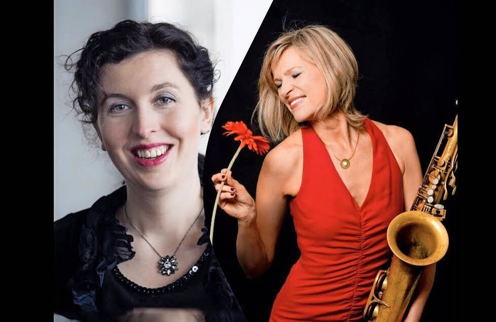 Duo Contrandanza: Ruth Sabadino am Saxophon und Claudia Großekathöferer treten am 26. Oktober im Ratshöfle auf. Foto: privat