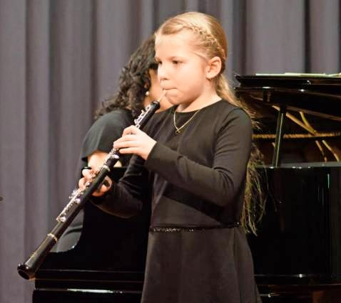 Nelly Haug (Oboe) wurde beim Regionalwettbewerb Erste. Foto: ms