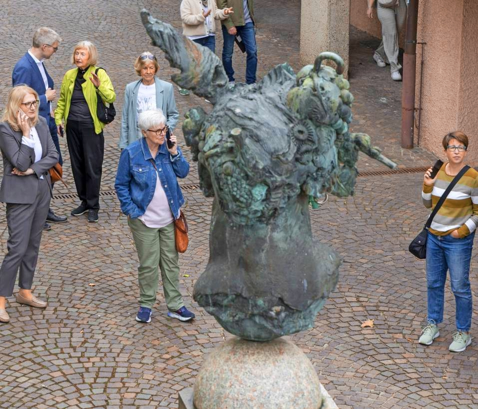 Die Güglinger Kunstwerke können jetzt bei einem Rundgang via Lauschtour-App erkundet werden. Foto: Claudia Fy