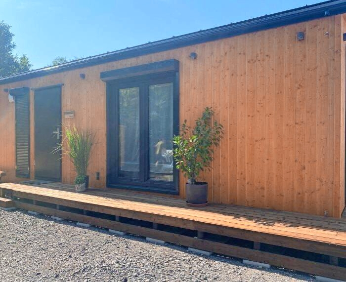 Seit Ende Dezember 2024 lebt Lilian Kilian in ihrem Tiny House in Neckarsulm ...