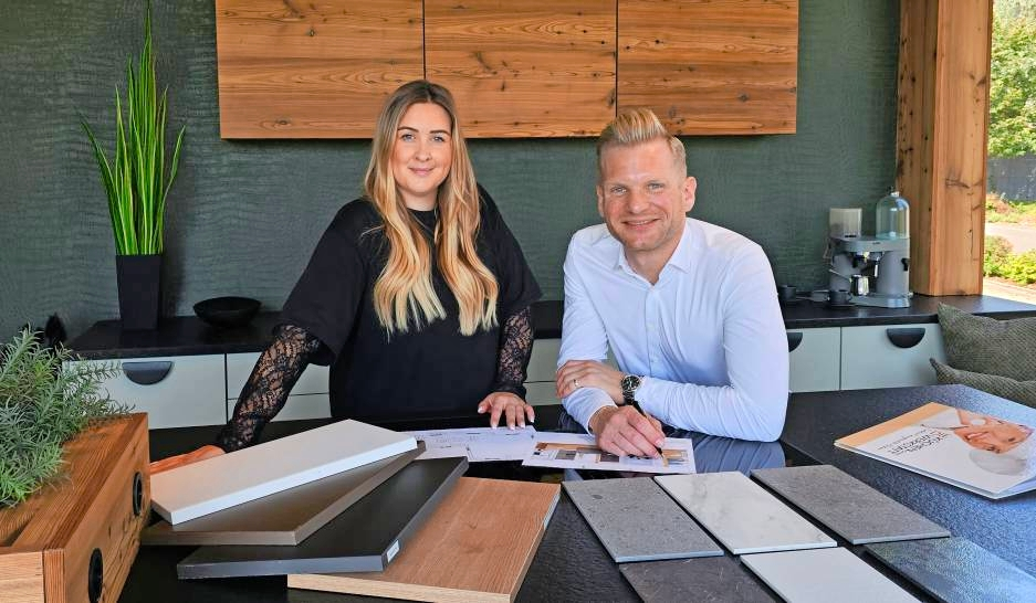 Das kreative Planerteam - bestehend aus Katja Leyhe und Benedikt Frank - gestaltet Räume mit viel Liebe zum Detail.